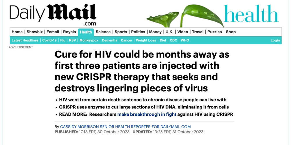 crispr daily mail