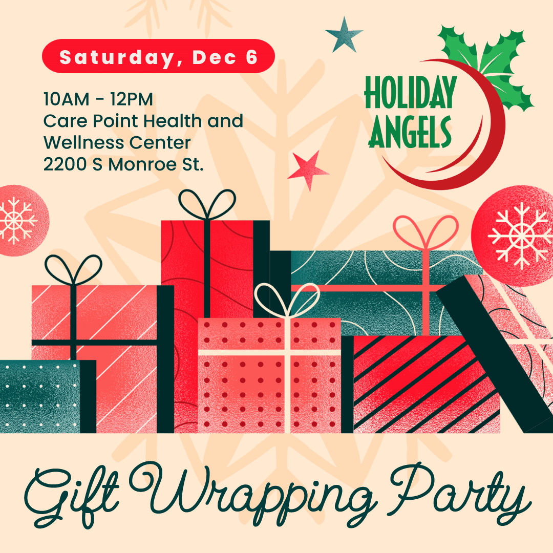 Wrapping Party Square Graphic